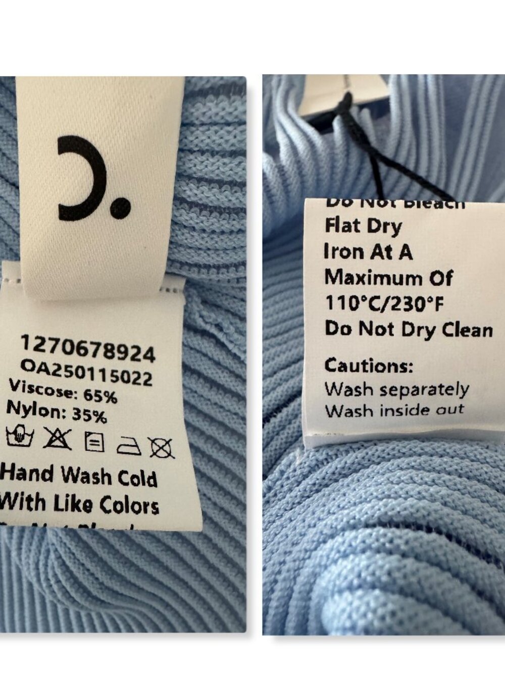 Commense 2 Piece Set in Blue NWT, Size M - Picture 16 of 16